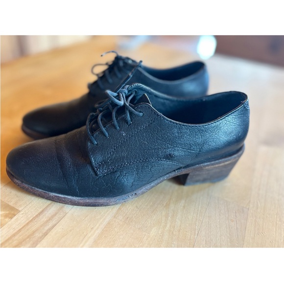 Frye Oxford Leather Loafers-Black - Picture 3 of 6